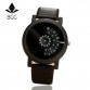 Women’s leather strap digital camera theme dial water resistant watch