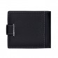 Smooth men’s genuine leather wallet with coin and photo holders