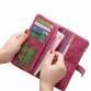 Long multifunctional women’s leather belt strap wallet with phone holder