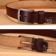 Men’s fancy genuine leather pin buckle belt 