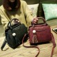 Women’s trendy pretty leather tassel small simple messenger shoulder bag