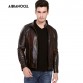 Male Clothing Faux Leather Coats Faux Leather Jacket Men High Quality Warm windbreak PU Jackets Leather Motorcycle S-6XL 3 Color
