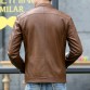 Mountainskin 5XL Men's Leather Jackets Men Stand Collar Coats Male Motorcycle Leather Jacket Casual Slim Brand Clothing SA010