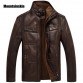 Mountainskin Leather Jacket Men Coats 5XL Brand High Quality PU Outerwear Men Business Winter Faux Fur Male Jacket Fleece EDA11332555767955