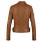 New 2018 Women&#39;s Winter Autumn Brown bomber motorcycle Leather jackets women 5 color brand jacket jaqueta de couro Women coat2032384934