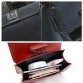 Women’s matte extra fashionable leather messenger crossbody bag with small chain 