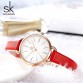 Women’s leather strap simple new fashion water resistant watch 