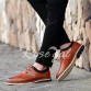 Simple PU Leather and Lace-Up Design Formal Shoes For Men395233