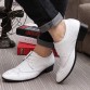 Trendy Engraving and Lace-Up Design Formal Shoes For Men466483