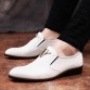 Trendy Metal and Solid Color Design Formal Shoes For Men466471