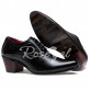 Trendy Stone Pattern and Black Design Men s Formals Shoes350083